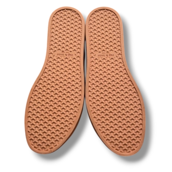 Rag & Bone Spazzolato Pink Leather Sneakers - Picture 11 of 11